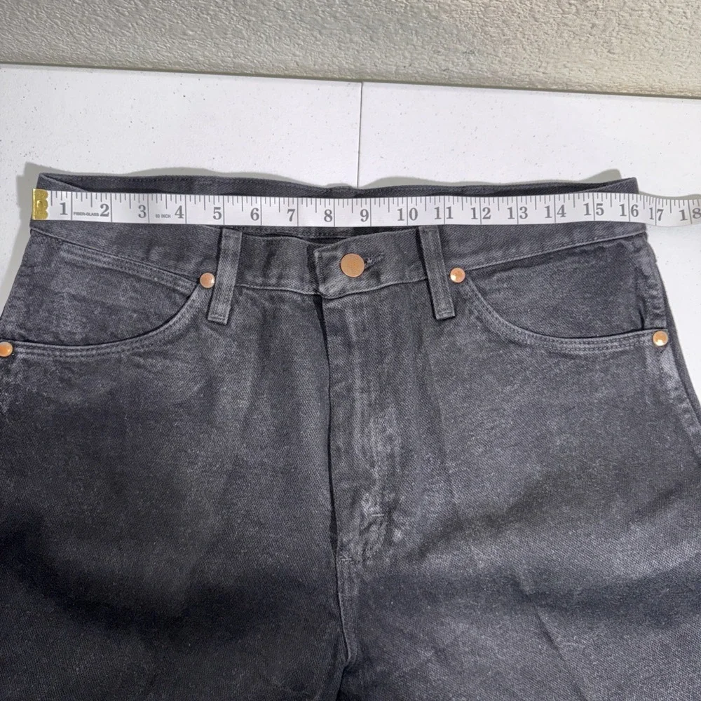 Vintage Wrangler Jeans Mens 33x34 Shadow Black Cowboy Cut Read Description